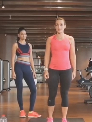 Partial Curl Ups Exercise